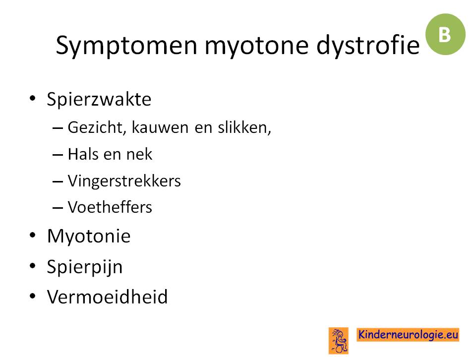 symptomen myotonie